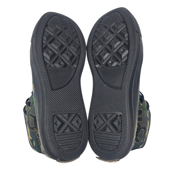 Green Black Camouflage Sneakers Mens 8.5 High Tops Raad No Pain No Gain Workout main image 4